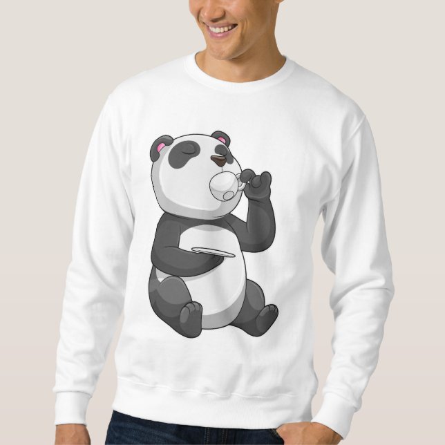 Sudadera Panda con Tea Cup (Anverso)