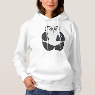 Sudadera Panda con teléfono móvil