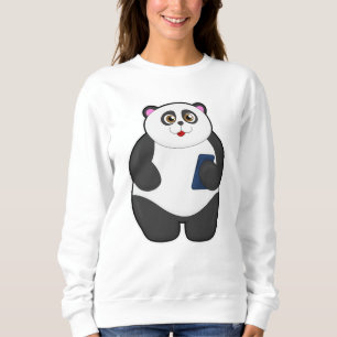 Sudadera Panda con teléfono móvil