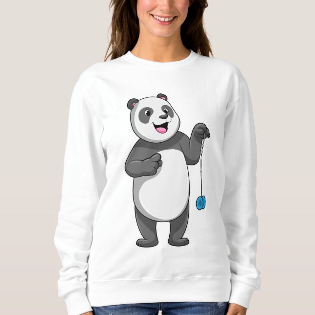 Sudadera Panda con Yo-yo (Anverso)