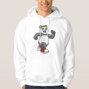 Sudadera Panda corriendo con la cabeza