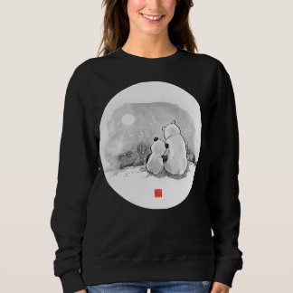 Sudadera Panda Cuta Y Amante De Los Animales De Oso Polar