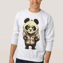Panda Cute de diseño animal enojado