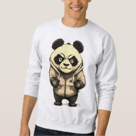 Sudadera Panda Cute de diseño animal enojado