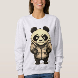 Sudadera Panda Cute de diseño animal enojado