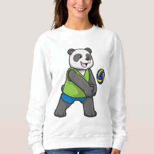 Sudadera Panda en Deportes con Voleibol