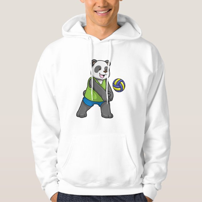Sudadera Panda en Deportes con Voleibol (Anverso)