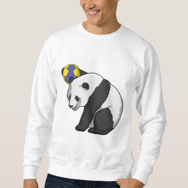 Sudadera Panda en deportes de balonmano (Anverso)