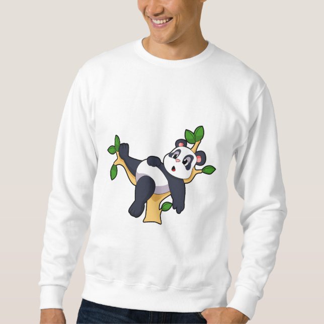 Sudadera Panda en el árbol (Anverso)