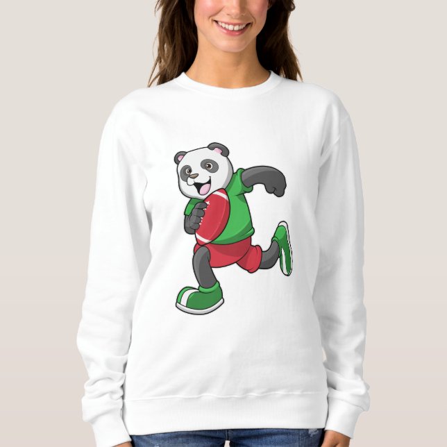 Sudadera Panda en el fútbol con equipo (Anverso)