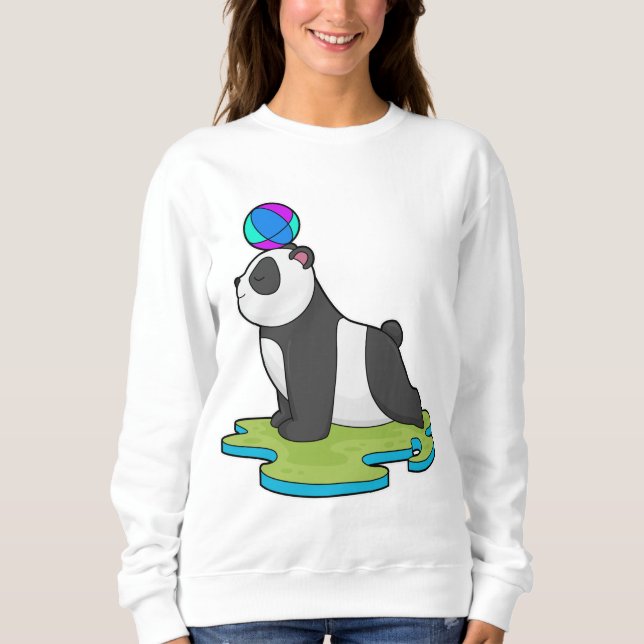 Sudadera Panda en el gimnasio del yoga (Anverso)