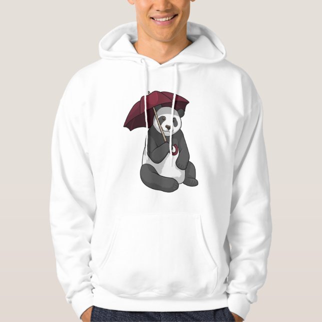Sudadera Panda en la lluvia con el paraguas (Anverso)