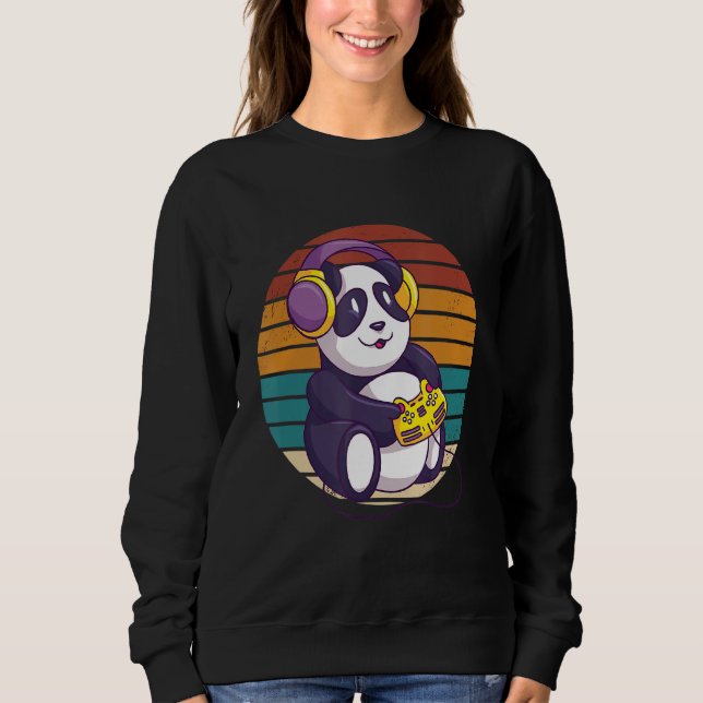 Sudadera Panda Gaming Panda Gamer Para Panda 1 (Anverso)