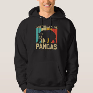 Sudadera Panda genial para hombres y mujeres Oso panda anim