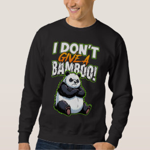 Sudadera Panda Gruñón Divertido No Da Bambú