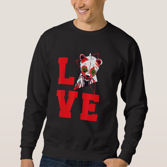 Sudadera Panda Love Cute Pandas Animal  Bamboo (Anverso)