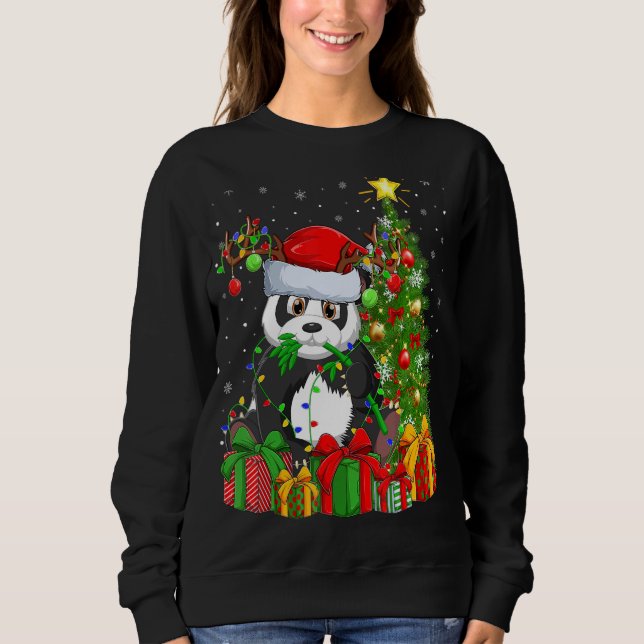 Sudadera Panda navidad navideña Santa Panda (Anverso)