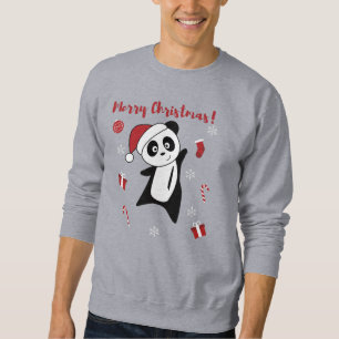 Sudadera Panda Navidades Nieve Animales De Invierno Pandas
