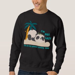 Sudadera Panda perezoso adorable