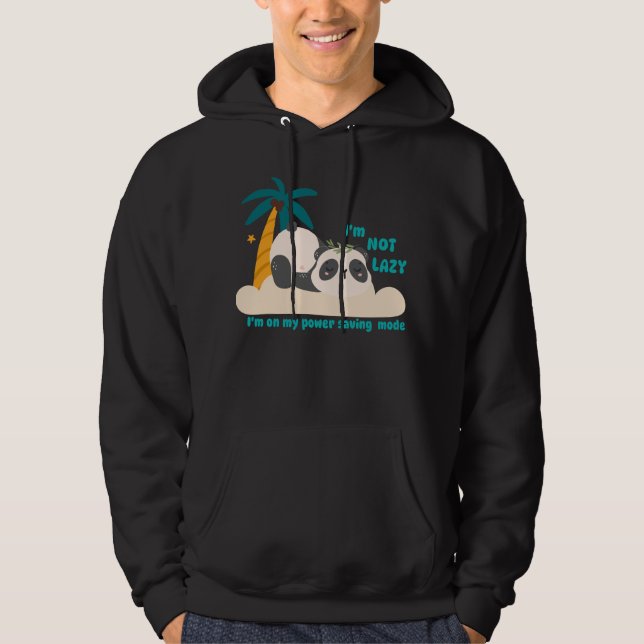 Sudadera Panda perezoso adorable (Anverso)