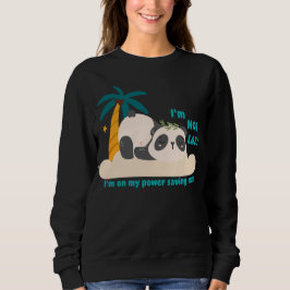 Sudadera Panda perezoso adorable