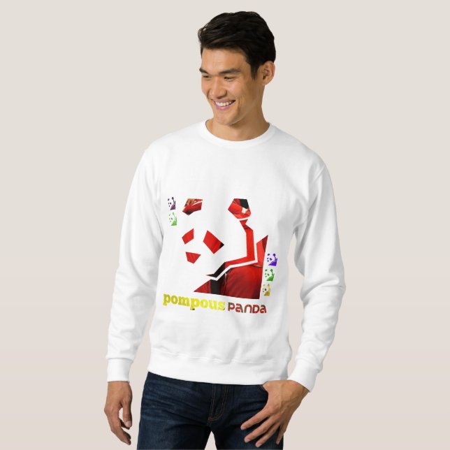 Sudadera panda pmpous (Anverso completo)