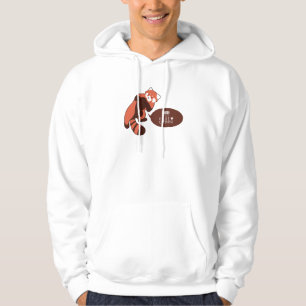 Sudadera Panda roja Hoodle