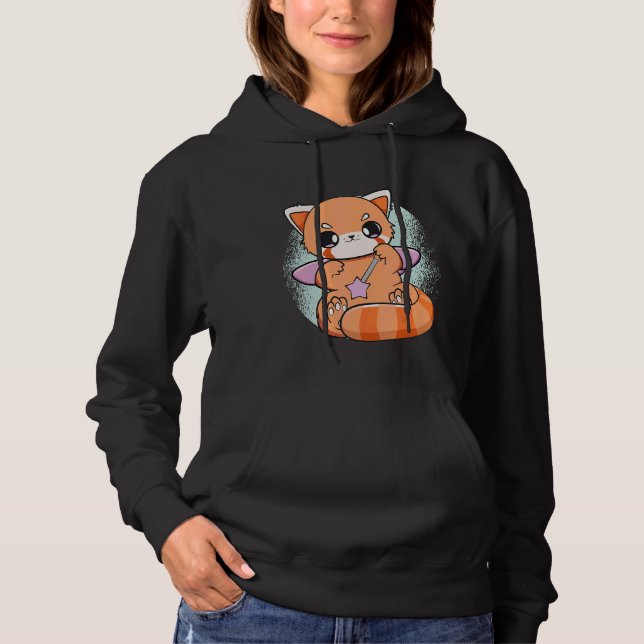 Sudadera Panda Rojo Chino Con Cubierta Cubierta Toy Magic W (Anverso)