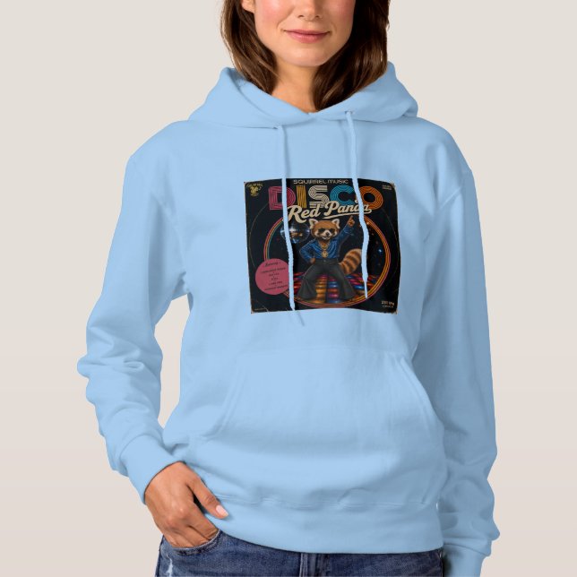 Sudadera Panda Rojo Disco (Anverso)