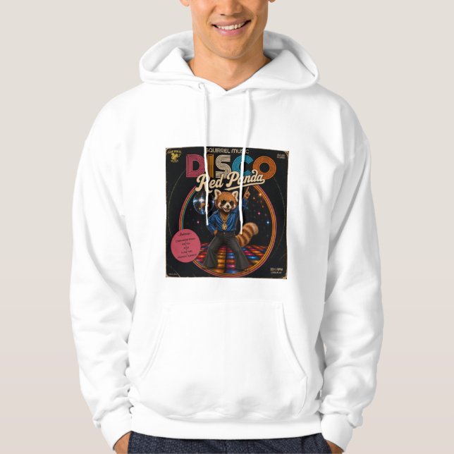 Sudadera Panda Rojo Disco (Anverso)