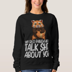 Sudadera Panda Rojo Para Hombres Mujeres Chicas Niños Panda