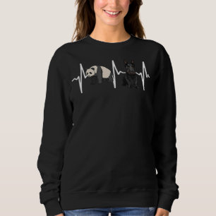 Sudadera Panda Scottish Terrier Heartbeat Dog