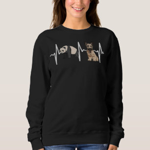 Sudadera Panda Skye Terrier Heartbeat Dog
