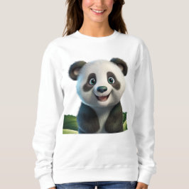 Sudadera Panda sonriente lindo