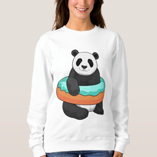 Sudadera Panda with Donut (Anverso)