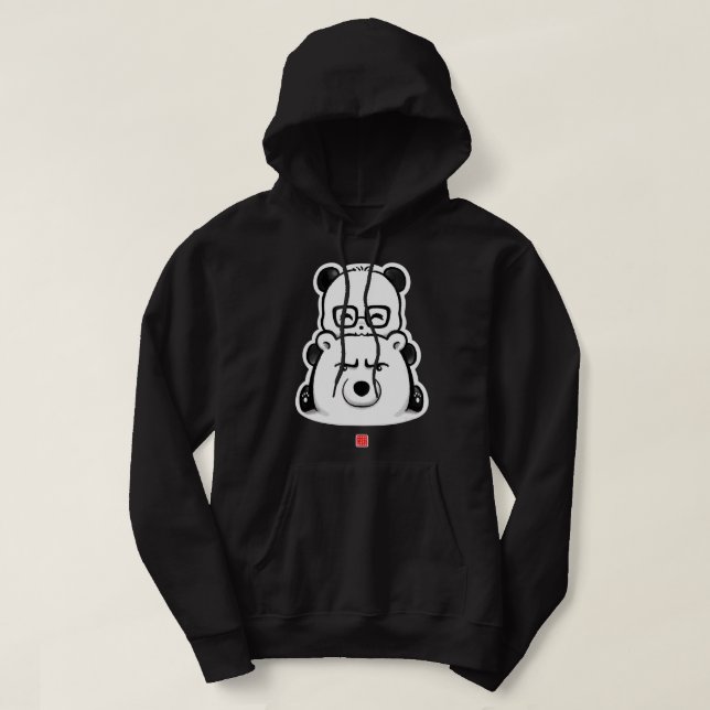 Sudadera Panda Y Oso Polar (Diseño del anverso)