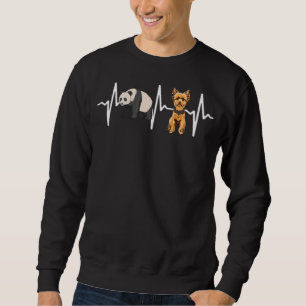 Sudadera Panda Yorkshire Terrier Heartbeat Dog