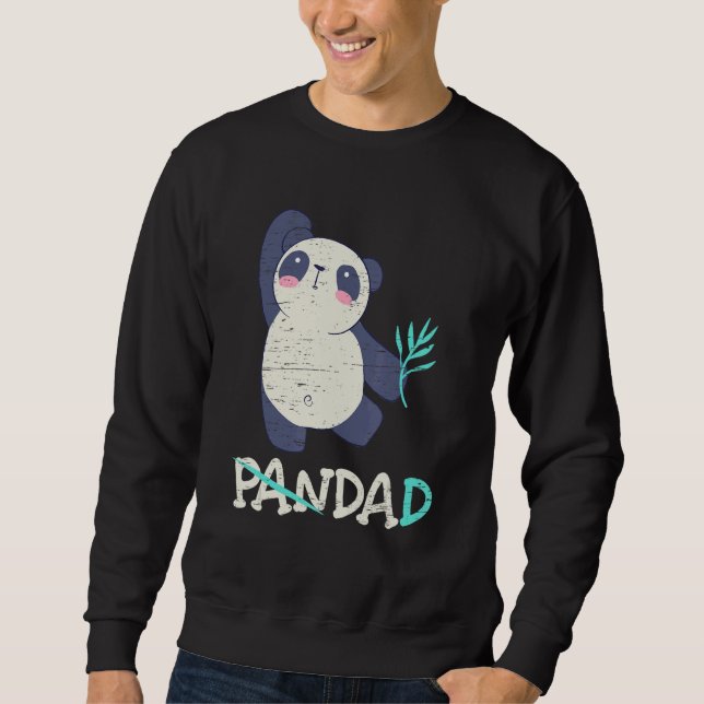 Sudadera Pandad Father's Day for a Bamboo Tree (Anverso)