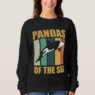 Sudadera Pandas Del Mar Océano Orca Mamífero Marino Amante