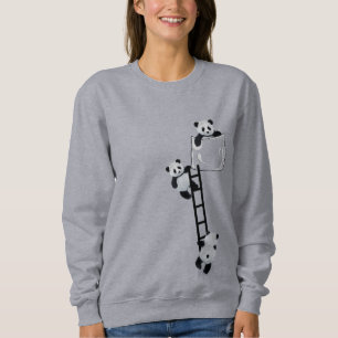 Sudadera Pandas en un bolsillo