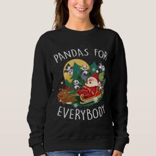 Sudadera Pandas para todos los Navidades Cute Panda