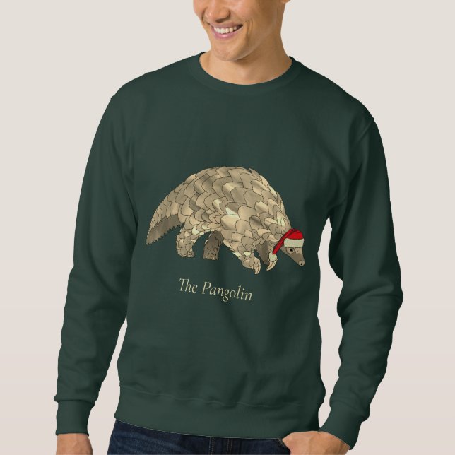 Sudadera Pangolin pone en peligro el medio ambiente animal (Anverso)