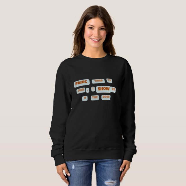 Sudadera PANIC SHOW edición limitada 781 piezas Camiseta (Anverso completo)