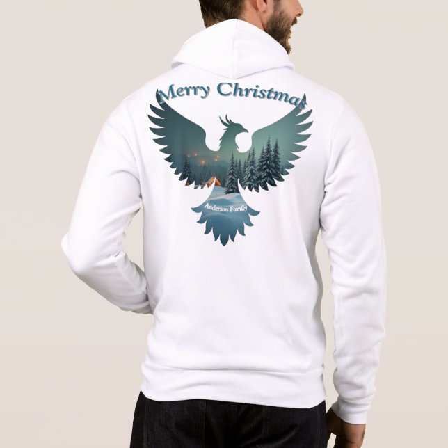 Sudadera Panorama de Navidades de Guay Phoenix personalizad (Reverso)