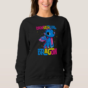 Sudadera Pansexual Dragon Cute Trendy Majestic Lgbtq Pan Pr
