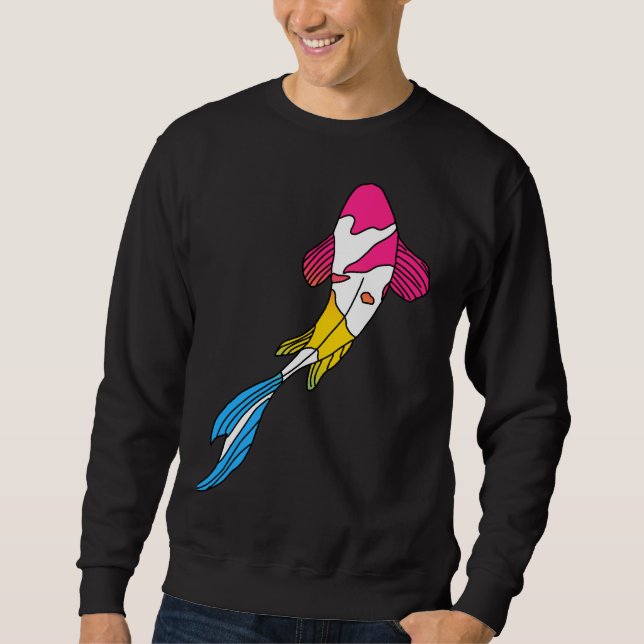 Sudadera Pansexual Koi Fish (Anverso)