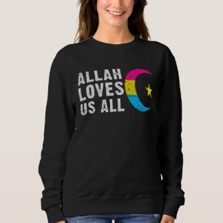 Sudadera Pansexual Pride Flag Hilal crescent moon Islam