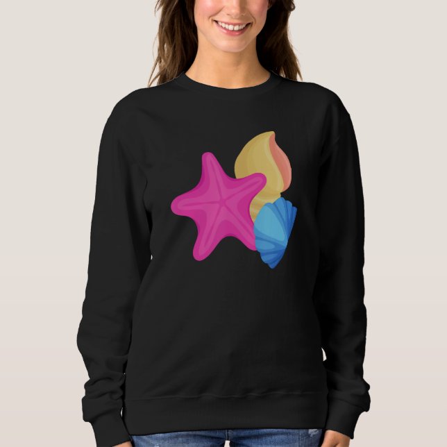 Sudadera Pansexual Pride Seashells LGBTQ Pan Flag  LGBTQIA+ (Anverso)