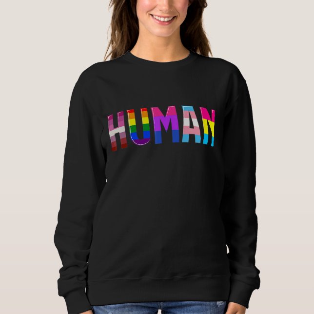 Sudadera Pansexual transexual bisexual Lgbt Lgbt (Anverso)