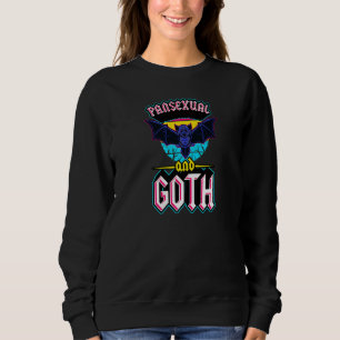 Sudadera Pansexual Y Gótico Gótico Emo Bat Orgullo Lgbtq Ha